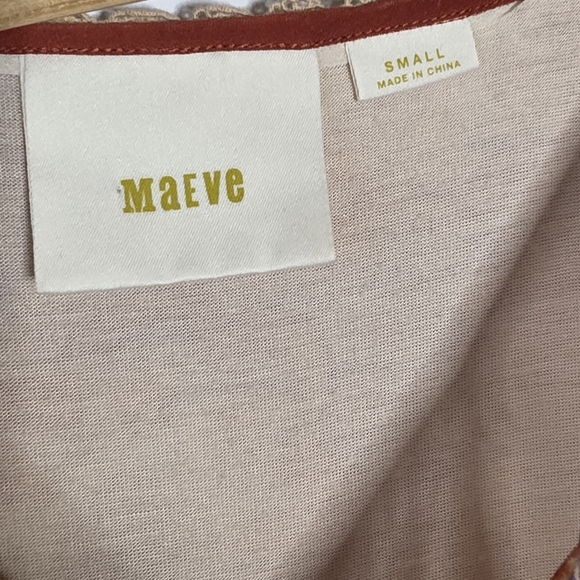 Anthropologie Maeve For Anthropologie Nalina Silk Poncho Size Small Great Condit - Picture 5 of 11